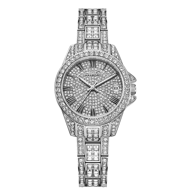 HANBORO Women's Full Diamond British Watch Fashion Trend Watch 386